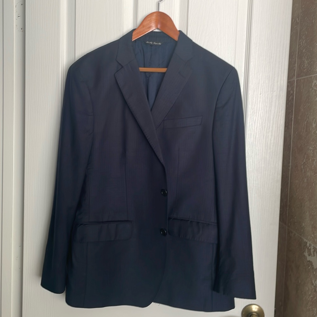 Ermenegildo Zegna 100% Light Wool Sports Jacket, Made In Italy.